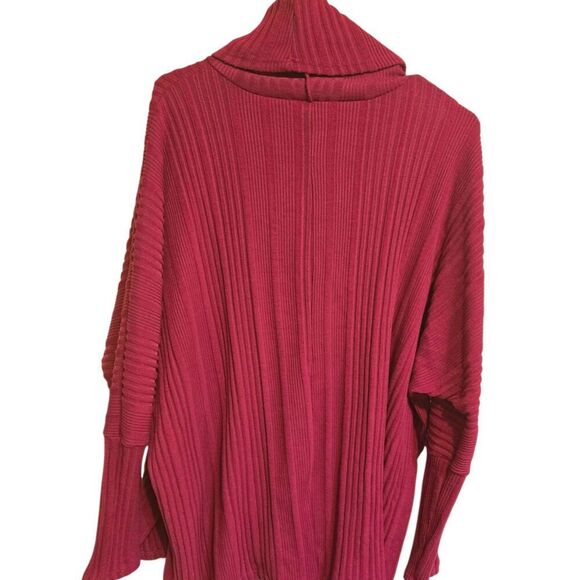 Artistic Works By Lu Long Sleeve Cowl Neck Sweater Size Large - Picture 2 of 5